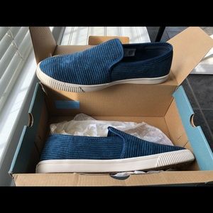Tom's Clemente - Atlantic Corduroy - Size 7 - NWT